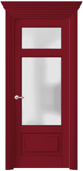 Дверь межкомнатная 6222 Рубиново-красный RAL 3003. Цвет RAL. Материал Массив бука эмаль. Коллекция Royal. Картинка.