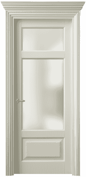 Дверь межкомнатная 6222 БМБ САТ. Цвет Бук молочно-белый. Материал Массив бука эмаль. Коллекция Royal. Картинка.
