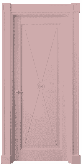 Дверь межкомнатная 6361 NCS S 1515-R10B. Цвет NCS. Материал Массив бука эмаль. Коллекция Toscana Litera. Картинка.