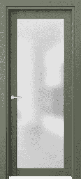 Дверь межкомнатная 2102 СТОВ САТ. Цвет Софт-тач оливковый. Материал Полипропилен. Коллекция Neo. Картинка.
