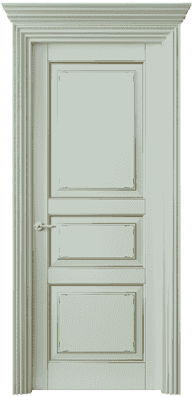 Дверь межкомнатная 6231 NCS S 1005-B80G. Цвет NCS. Материал Массив бука эмаль. Коллекция Royal. Картинка.