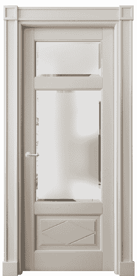 Дверь межкомнатная 6346 БСБЖ САТ Ф. Цвет Бук светло-бежевый. Материал Массив бука эмаль. Коллекция Toscana Rombo. Картинка.