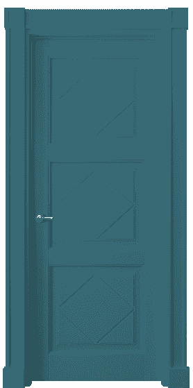 Дверь межкомнатная 6349 NCS S 4030-B10G. Цвет NCS. Материал Массив бука эмаль. Коллекция Toscana Rombo. Картинка.