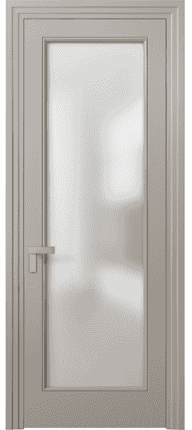 Дверь межкомнатная 8300 МБСК Сатин. Цвет Матовый бисквитный. Материал Гладкая эмаль. Коллекция Rocca. Картинка.