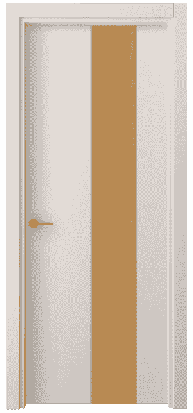 Дверь межкомнатная 4225 СТТБ. Цвет Софт-тач тёплый-белый. Материал Полипропилен. Коллекция Freedom. Картинка.