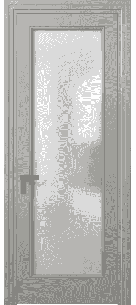 Дверь межкомнатная 8300 МНСР Сатин. Цвет Матовый нейтральный серый. Материал Гладкая эмаль. Коллекция Rocca. Картинка.