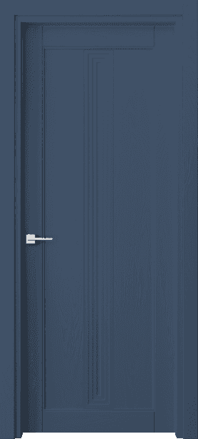 Дверь межкомнатная 6121 NCS S 5020-R80B. Цвет NCS. Материал Массив дуба эмаль. Коллекция Ego. Картинка.