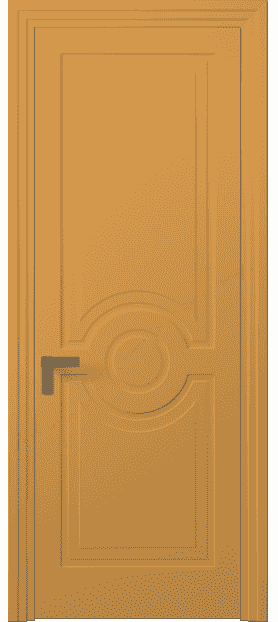 Дверь межкомнатная 8361 Пастельно-жёлтый RAL 1034. Цвет RAL. Материал Гладкая эмаль. Коллекция Rocca. Картинка.