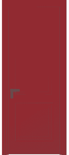 Дверь межкомнатная 8331 Ориент красный RAL 3031. Цвет RAL. Материал Гладкая эмаль. Коллекция Rocca. Картинка.