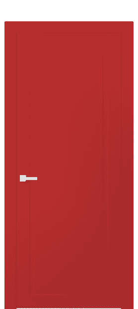 Дверь межкомнатная 8001 Красный RAL 3028. Цвет RAL. Материал Гладкая эмаль. Коллекция Neo Classic. Картинка.