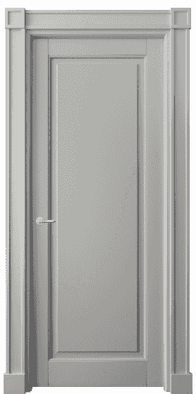 Дверь межкомнатная 6301 БНСР. Цвет Бук нейтральный серый. Материал Массив бука эмаль. Коллекция Toscana Plano. Картинка.