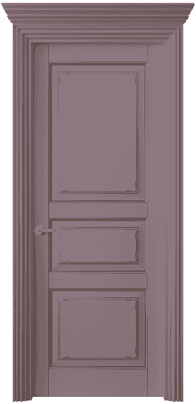 Дверь межкомнатная 6231 Пастельно-фиолетовый RAL 4009. Цвет RAL. Материал Массив бука эмаль. Коллекция Royal. Картинка.