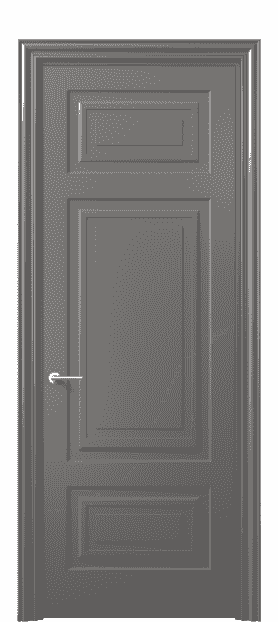 Дверь межкомнатная 8421 МКЛС . Цвет Матовый классический серый. Материал Гладкая эмаль. Коллекция Mascot. Картинка.