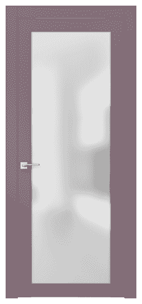 Дверь межкомнатная 2102 - planum Пастельно-фиолетовый RAL 4009. Цвет RAL. Материал Гладкая эмаль. Коллекция Planum. Картинка.
