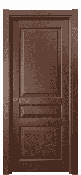 Дверь межкомнатная 0711 БОР. Цвет Бук орех. Материал Массив бука. Коллекция Lignum. Картинка.