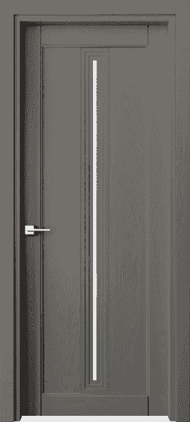 Дверь межкомнатная 6123 ДКЛС САТ. Цвет Дуб классический серый. Материал Массив дуба эмаль. Коллекция Ego. Картинка.