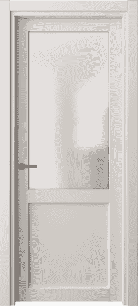 Дверь межкомнатная 2122 СТТБ САТ. Цвет Софт-тач тёплый-белый. Материал Полипропилен. Коллекция Neo. Картинка.