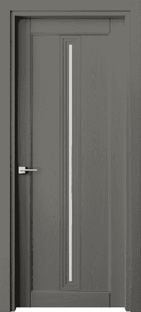 Дверь межкомнатная 6123 ДКЛС САТ. Цвет Дуб классический серый. Материал Массив дуба эмаль. Коллекция Ego. Картинка.