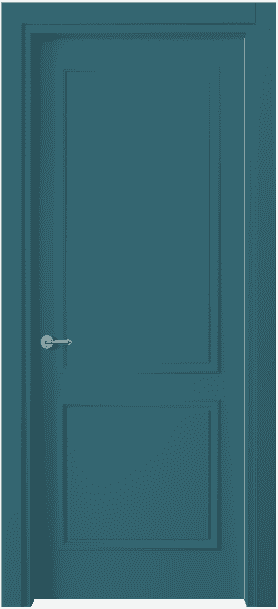 Дверь межкомнатная 8121 NCS S 4030-B10G. Цвет NCS. Материал Гладкая эмаль. Коллекция Paris. Картинка.