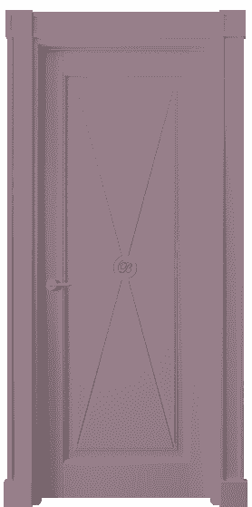 Дверь межкомнатная 6361 Пастельно-фиолетовый RAL 4009. Цвет RAL. Материал Массив бука эмаль. Коллекция Toscana Litera. Картинка.