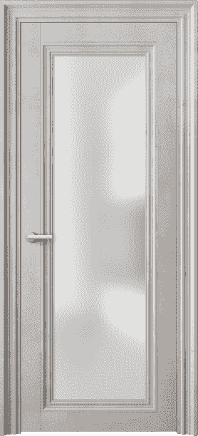 Дверь межкомнатная 2502 ЛСЕ САТ. Цвет Леон серебро. Материал Teknofoil Ламинатин. Коллекция Centro. Картинка.