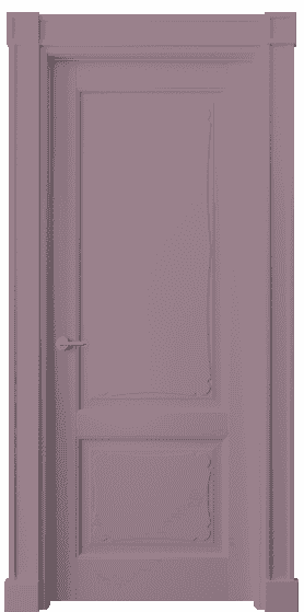 Дверь межкомнатная 6323 Пастельно-фиолетовый RAL 4009. Цвет RAL. Материал Массив бука эмаль. Коллекция Toscana Elegante. Картинка.