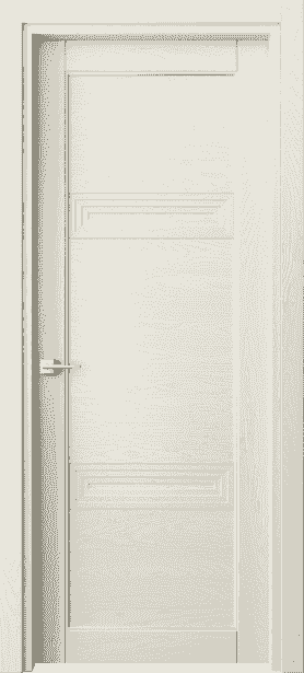 Дверь межкомнатная 6111 ДМБ . Цвет Дуб молочно-белый. Материал Массив дуба эмаль. Коллекция Ego. Картинка.