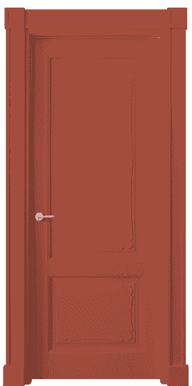Дверь межкомнатная 6323 NCS S 3040-Y80R. Цвет NCS. Материал Массив бука эмаль. Коллекция Toscana Elegante. Картинка.