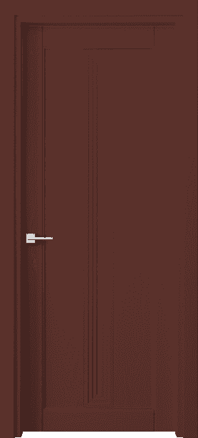 Дверь межкомнатная 6121 Красно-коричневый RAL 8012. Цвет RAL. Материал Массив дуба эмаль. Коллекция Ego. Картинка.