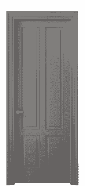 Дверь межкомнатная 8521 МКЛС . Цвет Матовый классический серый. Материал Гладкая эмаль. Коллекция Esse. Картинка.