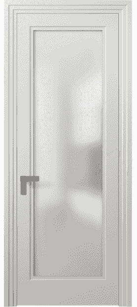 Дверь межкомнатная 8300 МСР Сатин. Цвет Матовый серый. Материал Гладкая эмаль. Коллекция Rocca. Картинка.