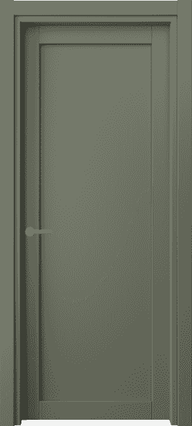 Дверь межкомнатная 2101 СТОВ. Цвет Софт-тач оливковый. Материал Полипропилен. Коллекция Neo. Картинка.