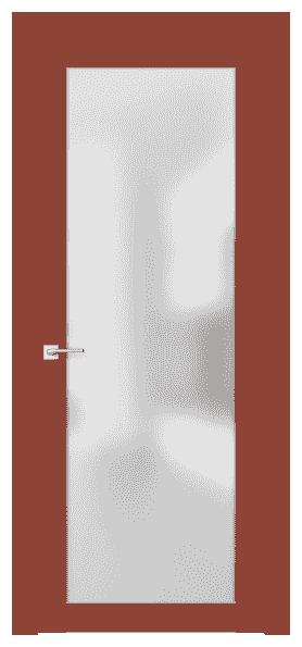 Дверь межкомнатная 2102 - planum NCS S 3040-Y80R. Цвет NCS. Материал Гладкая эмаль. Коллекция Planum. Картинка.
