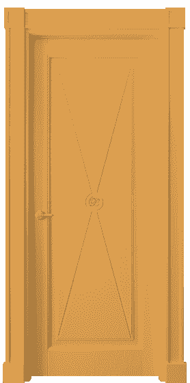 Дверь межкомнатная 6361 Пастельно-жёлтый RAL 1034. Цвет RAL. Материал Массив бука эмаль. Коллекция Toscana Litera. Картинка.