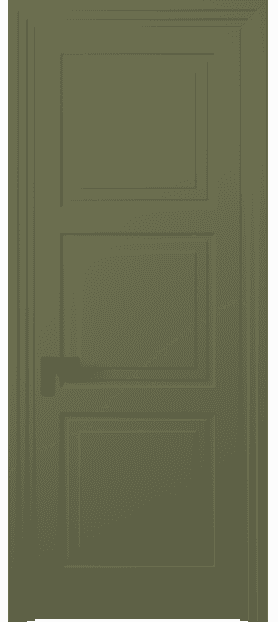 Дверь межкомнатная 8331 Тростниково-зелёный RAL 6013. Цвет RAL. Материал Гладкая эмаль. Коллекция Rocca. Картинка.