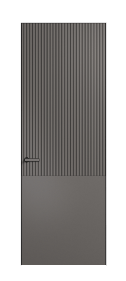 Дверь межкомнатная Velvet 8205 Матовый классический серый. Скрытый короб Черный Цена 381800 . Фабрика дверей Волховец 8 (800) 551 43 19 Межкомнатная дверь Velvet 8205 Матовый классический серый. Цена 381800 | Volhovec