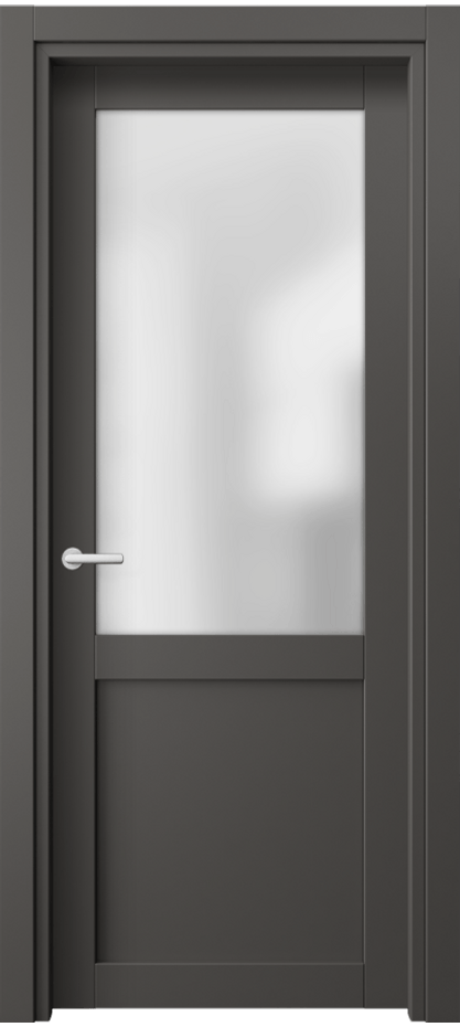 Дверь межкомнатная Нео 2122 ПЭТ графитовый Сатинированное стекло Гладкий классический наличник ПЭГФ Цена 194662 ₸ Наличники уже входят в базовый комплект. Фабрика дверей Волховец 8 (800) 551 43 19 Межкомнатная дверь Нео 2122 ПЭТ графитовый Сатинированное стекло Цена 194662 ₸ | Volhovec