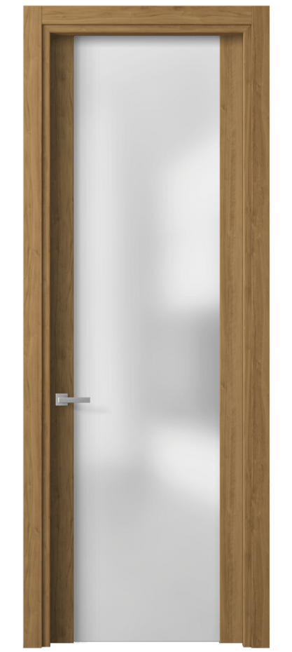 Межкомнатная дверь Планум 4114 Грецкий орех Сатинированное стекло Цена 248905 ₸ | Volhovec