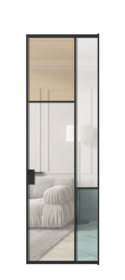 Дверь межкомнатная Mosaic АЛПЛ041.10 Алюминий Черный Комбинация стекол Группы 1 и Группы 3 Без короба чер Цена 1036280 Стоимость комплекта двери включает:
1. Полотно (600/650/700/750/800/850/900/950*2000-2400 мм).
2. Короб
3. Комплект фурнитуры (2 торцевые петли и магнитный замок с ответной планкой). Фабрика дверей Волховец 8 (800) 551 43 19 Межкомнатная дверь Mosaic АЛПЛ041.10 Алюминий Черный Комбинация стекол Группы 1 и Группы 3 Цена 1036280 ₸ | Volhovec