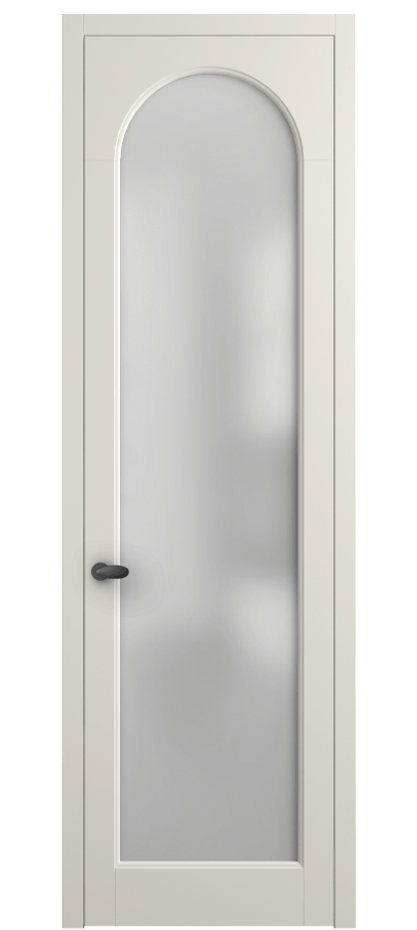 Межкомнатная дверь Palazzo 6804 Матовый жемчужный Сатинированное стекло Цена 605500 ₸ | Volhovec