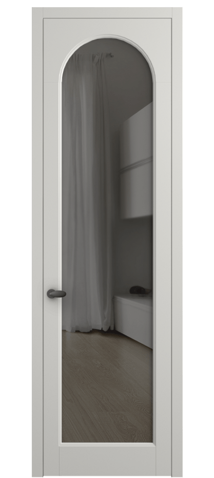 Межкомнатная дверь Palazzo 6804 Матовый серый Прозрачное серое стекло, триплекс Цена 605500 ₸ | Volhovec