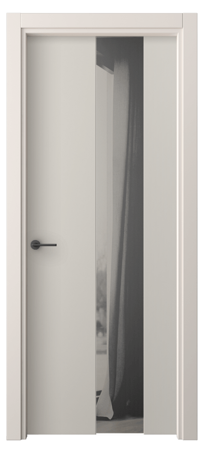 Межкомнатная дверь Freedom 4226 ПЭТ светло-серый Двустороннее серое зеркало, триплекс, 8 мм  Цена 190200 ₸ | Volhovec