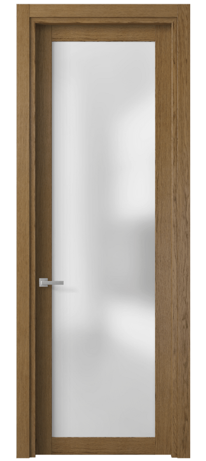 Межкомнатная дверь Planum 2102 Дуб янтарный Сатинированное стекло Цена 403100 ₸ | Volhovec