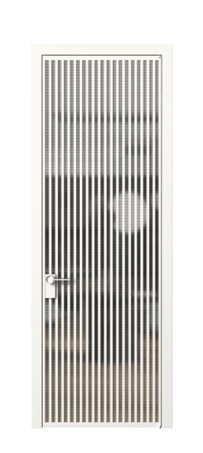 Алюминиевая дверь АЛПЛ040.06 Алюминий Белый Mesh silver Цена 1221300  | Volhovec