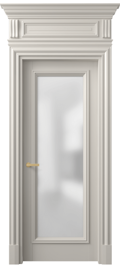 Межкомнатная дверь Antique 7300 Бук облачный серый Сатинированное стекло Цена 1014680 ₸ | Volhovec