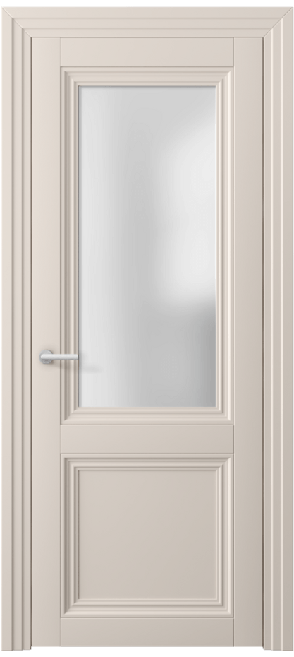 Дверь межкомнатная Центро 2524 ПЭТ пудровый бежевый Сатинированное стекло Каскадный наличник ПЭПБ Цена 300502 ₸ Наличники уже входят в базовый комплект. Фабрика дверей Волховец 8 (800) 551 43 19 Межкомнатная дверь Центро 2524 ПЭТ пудровый бежевый Сатинированное стекло Цена 300502 ₸ | Volhovec