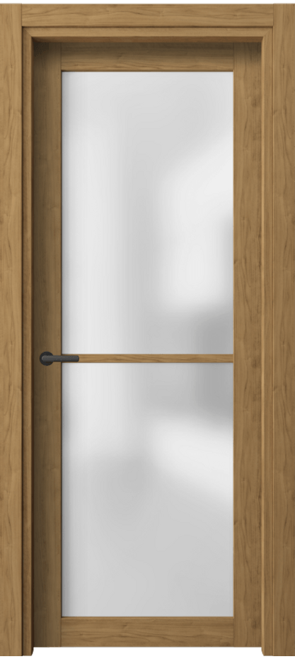 Межкомнатная дверь Нео 2108 Грецкий орех Сатинированное стекло Цена 225432 ₸ | Volhovec