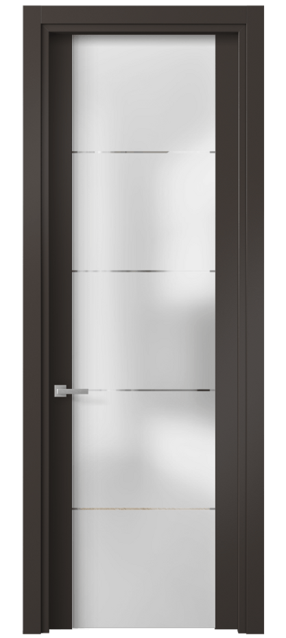 Дверь межкомнатная Planum 4114 Матовый антрацит Сатинированное стекло с гравировкой «КВАДРО», триплекс Гладкий наличник МАН Цена 376270 ₸ Наличники уже входят в базовый комплект. Фабрика дверей Волховец 8 (800) 551 43 19 Межкомнатная дверь Planum 4114 Матовый антрацит Сатинированное стекло с гравировкой «КВАДРО», триплекс Цена 376270 ₸ | Volhovec