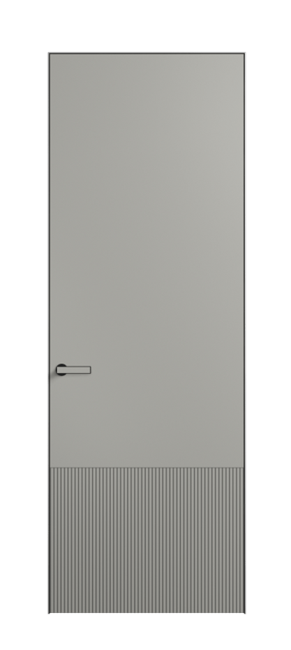 Дверь межкомнатная Velvet АКП 8202 Матовый нейтральный серый. Скрытый короб Черный Цена 439700 . Фабрика дверей Волховец 8 (800) 551 43 19 Межкомнатная дверь Velvet АКП 8202 Матовый нейтральный серый. Цена 439700 | Volhovec