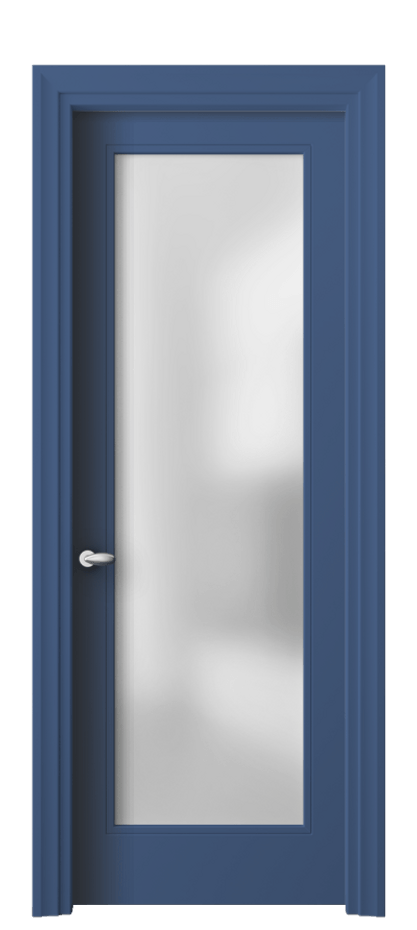 Межкомнатная дверь Esse 8502 Матовый белоснежный Сатинированное стекло Цена 484600 ₸ | Volhovec